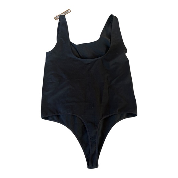 NWT SKIMS Soft Smoothing Seamless Thong Bodysuit in Onyx XL - Picture 3 of 4